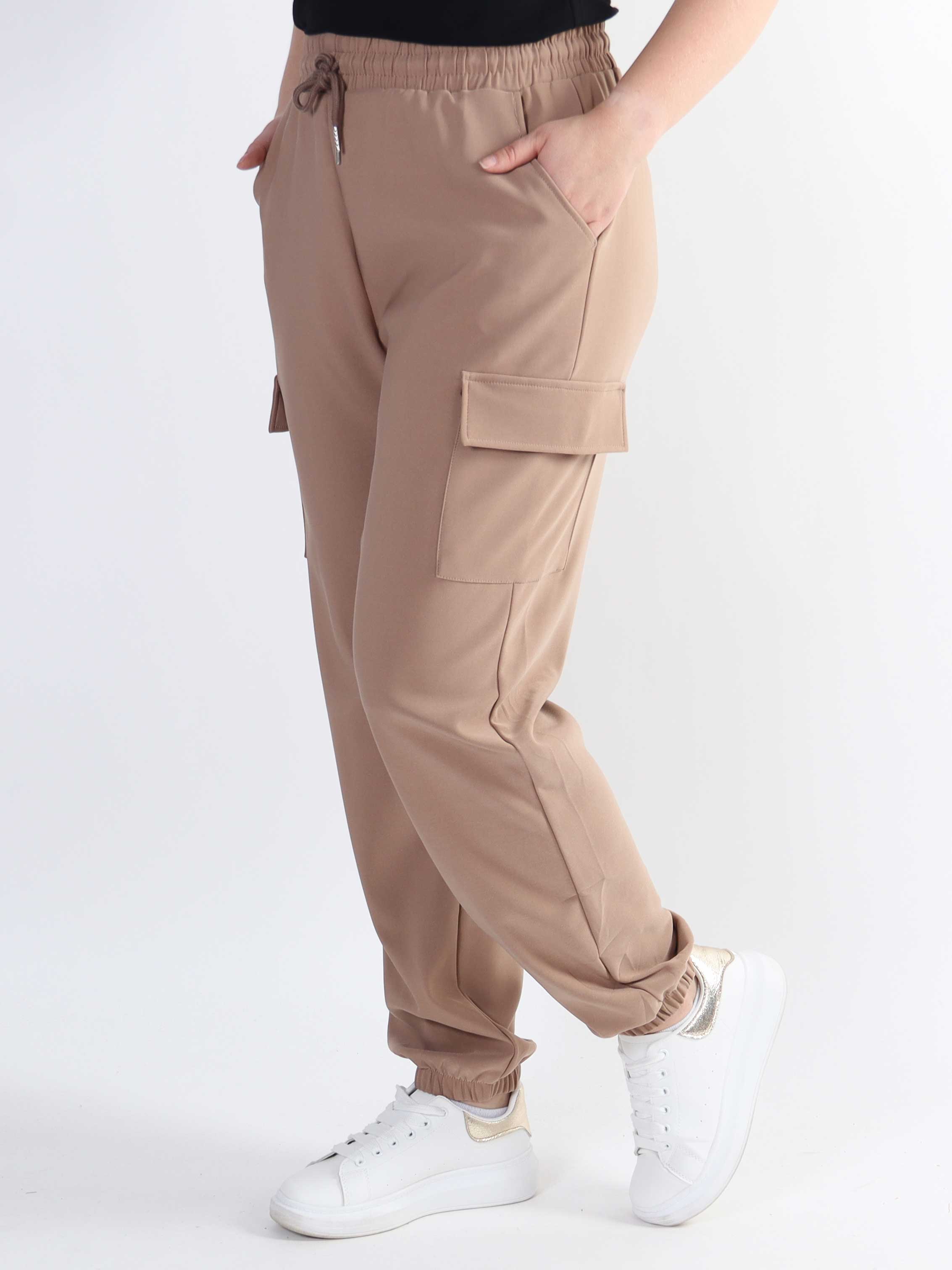 Denise - Coola cargobyxor med sidofickor